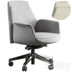 Office chair Poltrona Frau Downtown 