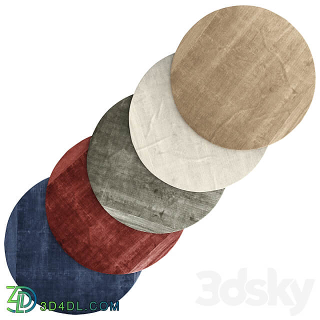 Molteni C Hem Rug Round 3D Models