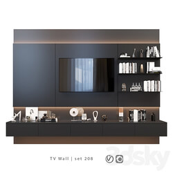 TV Wall set 208 