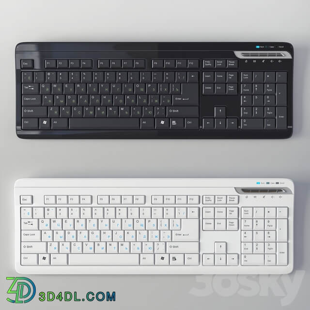 Keyboard BTC PC other electronics 3D Models