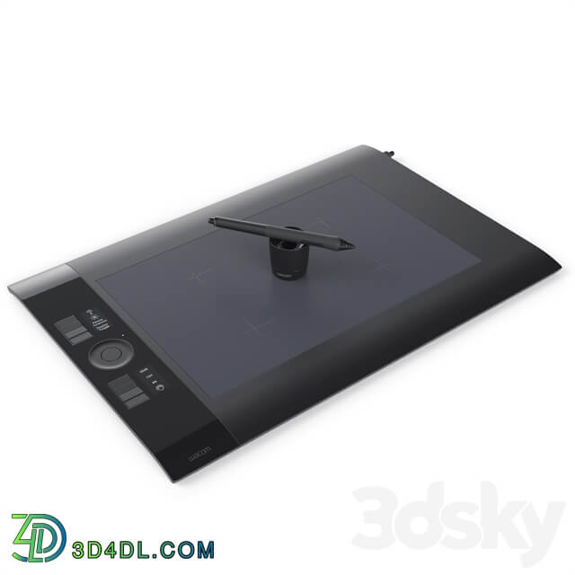 Wacom Intuos 4 PC other electronics 3D Models