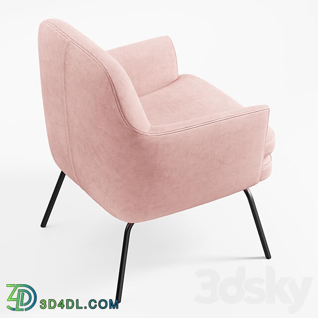 Chloe Velvet Arm Chair