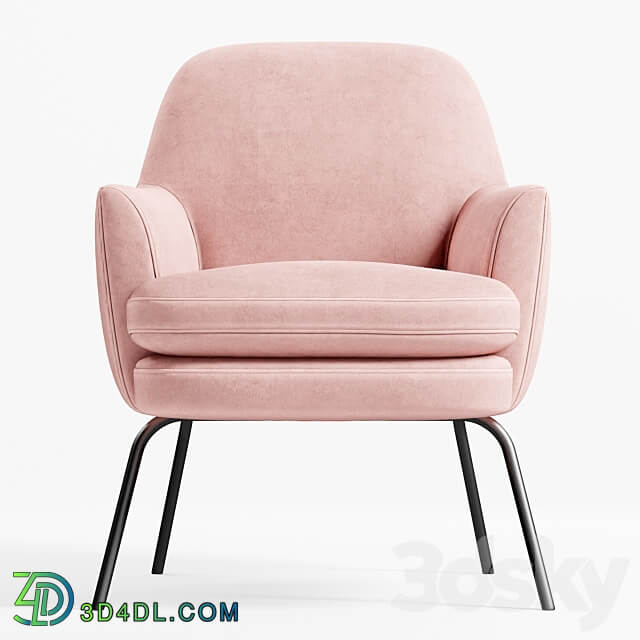 Chloe Velvet Arm Chair