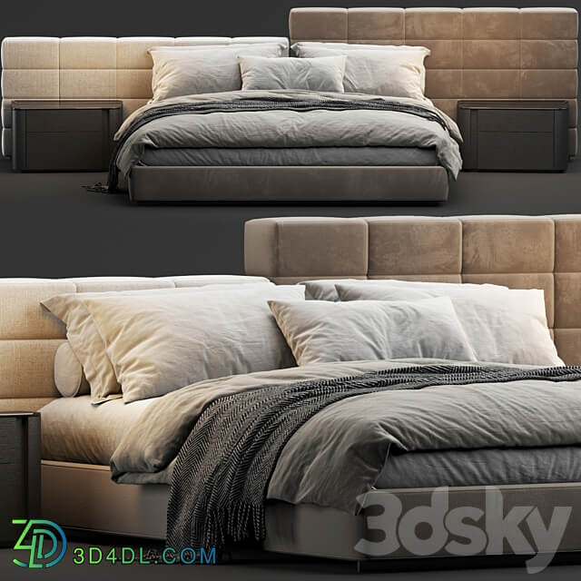 Bed Minotti lawrence bed