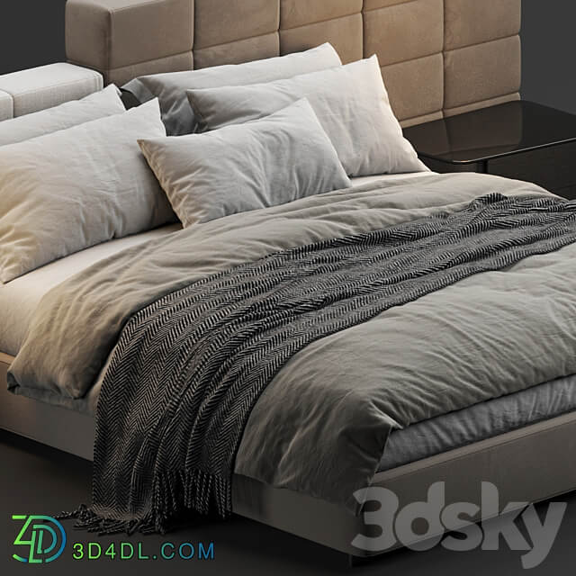 Bed Minotti lawrence bed