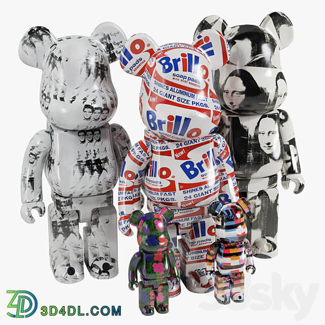 Bearbrick Andy Warhol