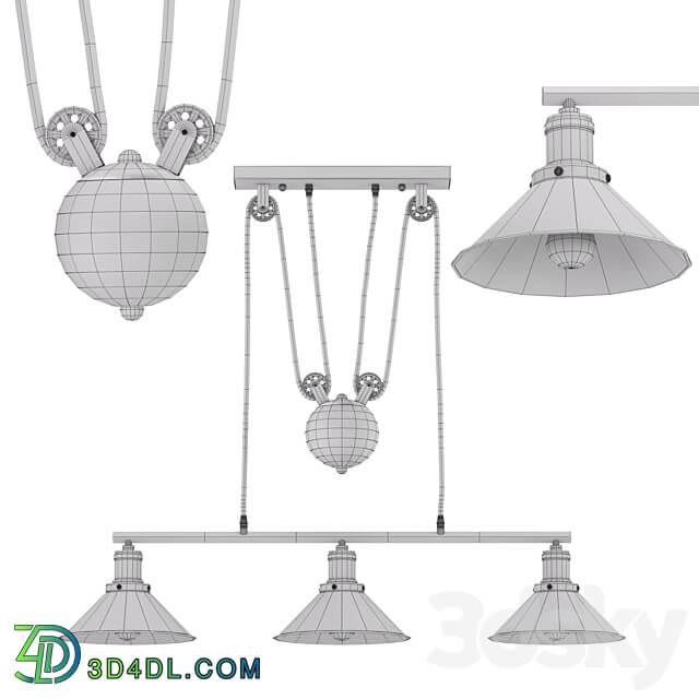 Pendant light Pendant lamp Minsk 3xE27x40 W Minsk Leroy Merlin