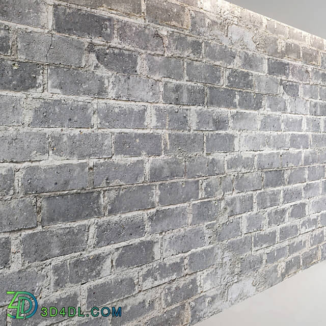 Stone Block wall set 01