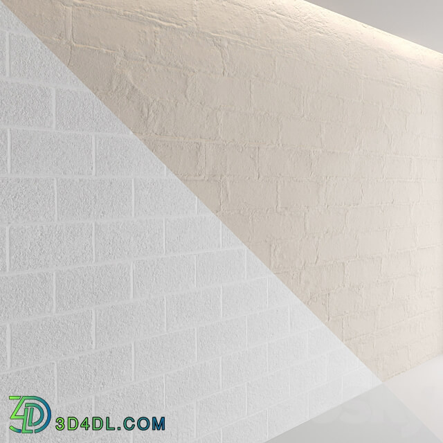 Stone Block wall set 01