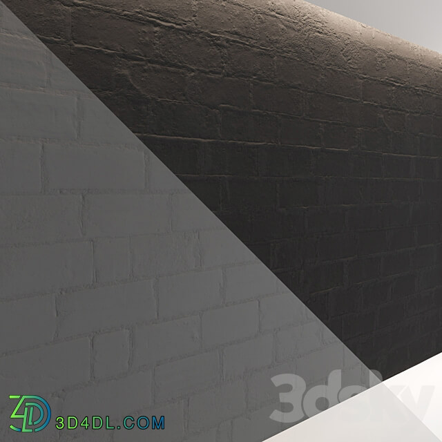 Stone Block wall set 01