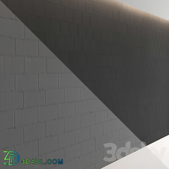 Stone Block wall set 02