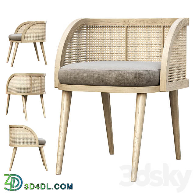 Rimma rattan dining chair DR77 Rattan dining chair