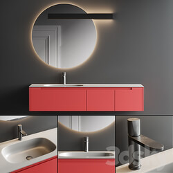 Antonio Lupi Design Orma Vanity Unit Set 1 