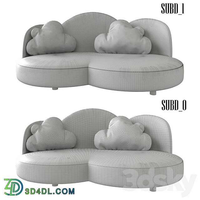 Miscellaneous Sofa in the nursery Cloud from Haba art.2924 