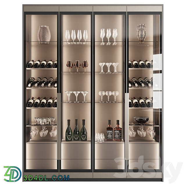 Wardrobe Display cabinets Сupboard with dishes My Design 16