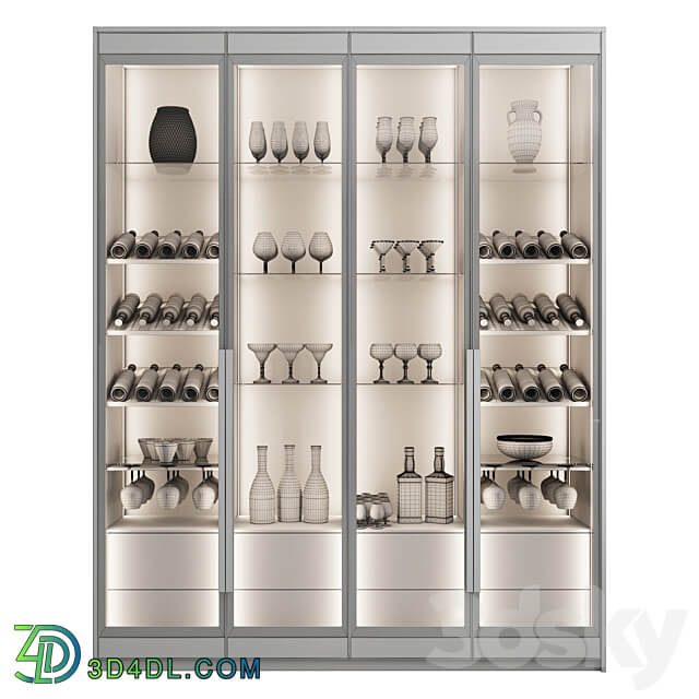 Wardrobe Display cabinets Сupboard with dishes My Design 16