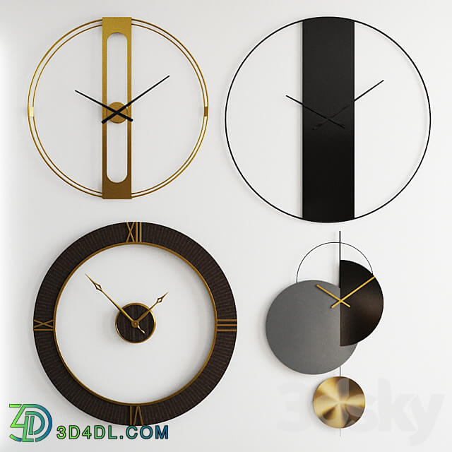 Watches Clocks Tog Levvy Brad Oversized Wall Clocks