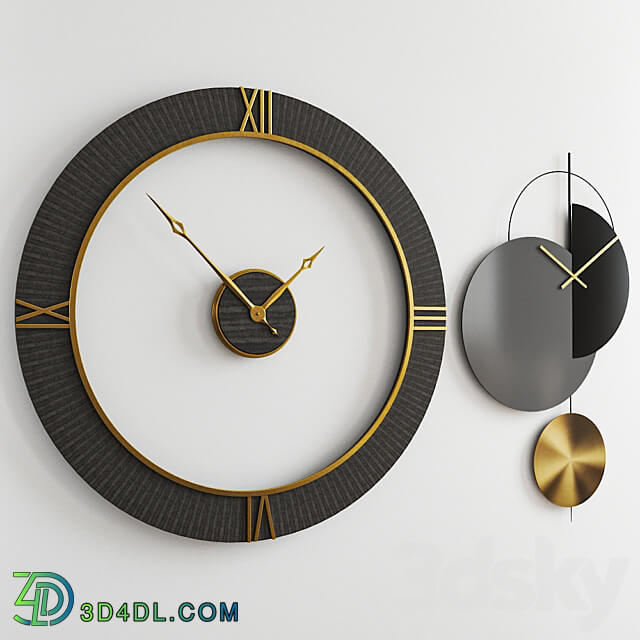 Watches Clocks Tog Levvy Brad Oversized Wall Clocks