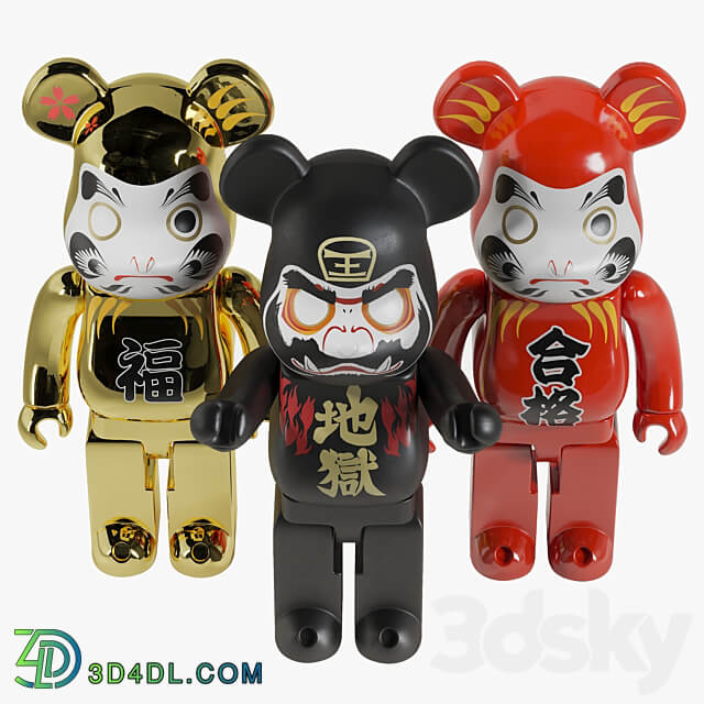 Bearbrick Daruma