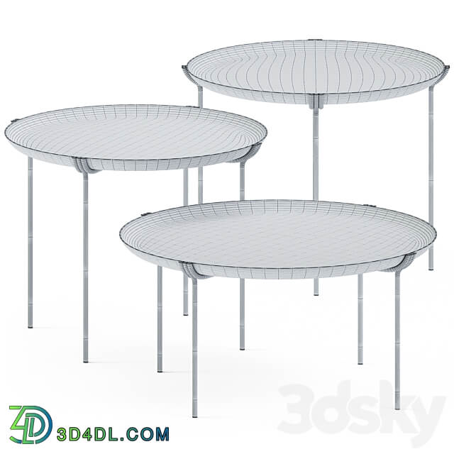 Coffee Tables Geo by Saba Italia 3D Models