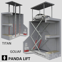 Panda Lift Other 3D Models 