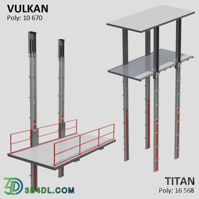 Panda Lift Other 3D Models