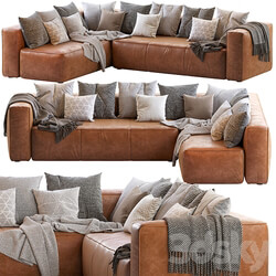 Мello Taos Brown Right Arm Corner Sectional 