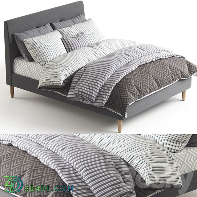 IKEA IDANAS bed Bed 3D Models