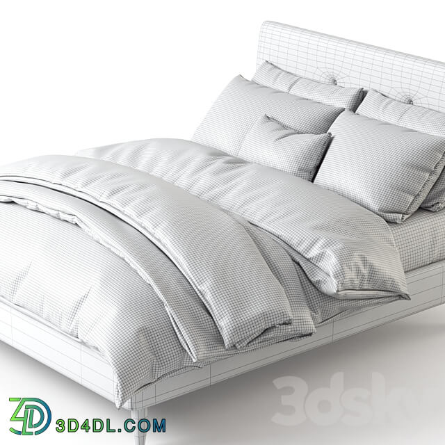 IKEA IDANAS bed Bed 3D Models