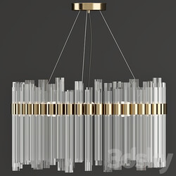 Pendant light Cb2 Orion Glass Crystal Chandelier 