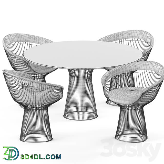 Table Chair Platner Dining Table Chair