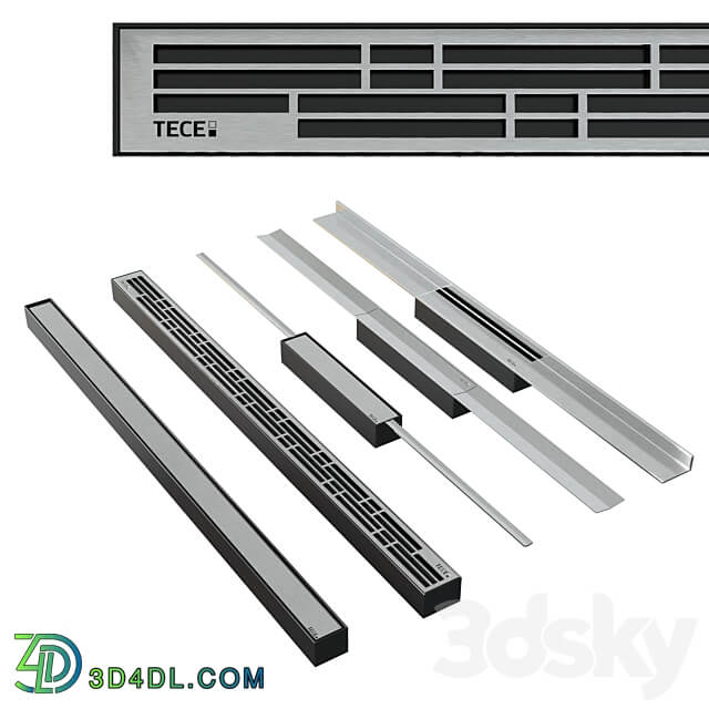 TECE drainprofile Dallmer floor drain Shower channel systems