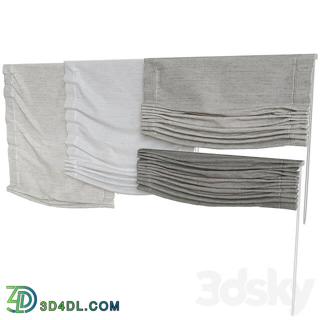 Set of Roman blinds 2