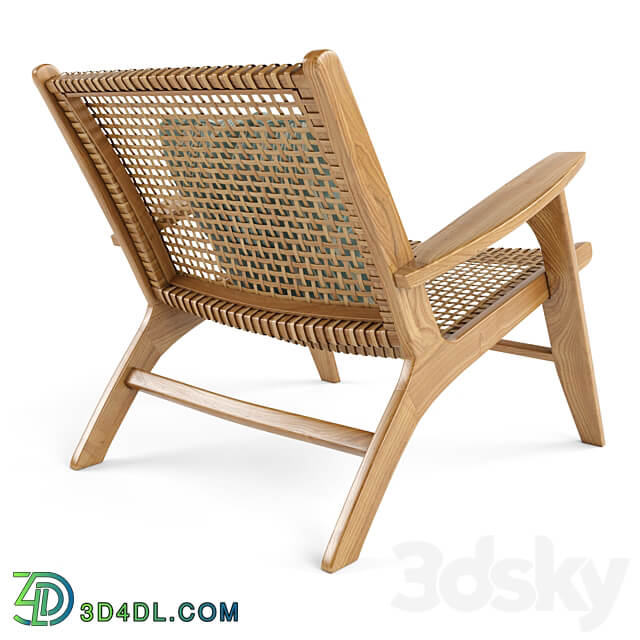 Wicker Rattan Noon Deck Chair