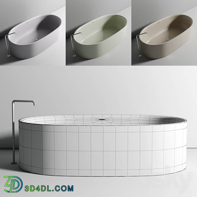 BOFFI Sabbia freestanding bathtub