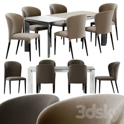 Table Chair Atta dining table and Avrora chair 