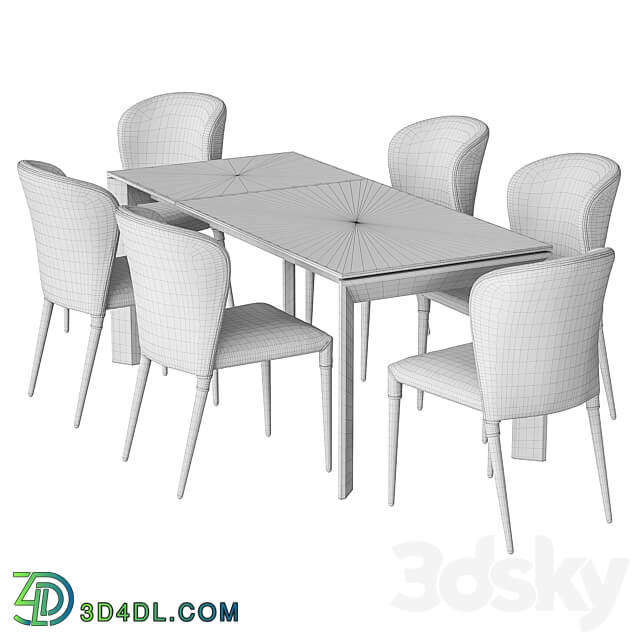 Table Chair Atta dining table and Avrora chair