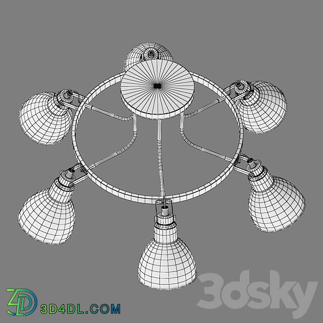76106x Acrobata Lightstar Pendant light 3D Models