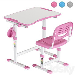 Furniture set Piccolino II Hoff Table Chair 3D Models 