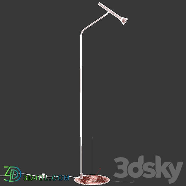 Floor lamp Aromas Lyb P1274 Matt Black