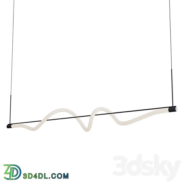 Pendant light Cursive linear pendant