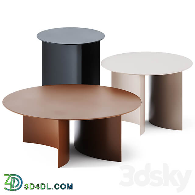 Coffee Tables Pierre by Flou 3D Models