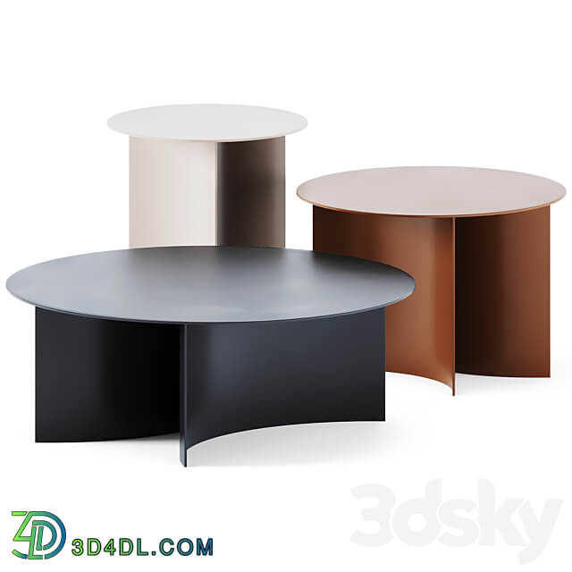 Coffee Tables Pierre by Flou 3D Models