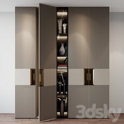 Wardrobe Display cabinets Furniture composition 23 