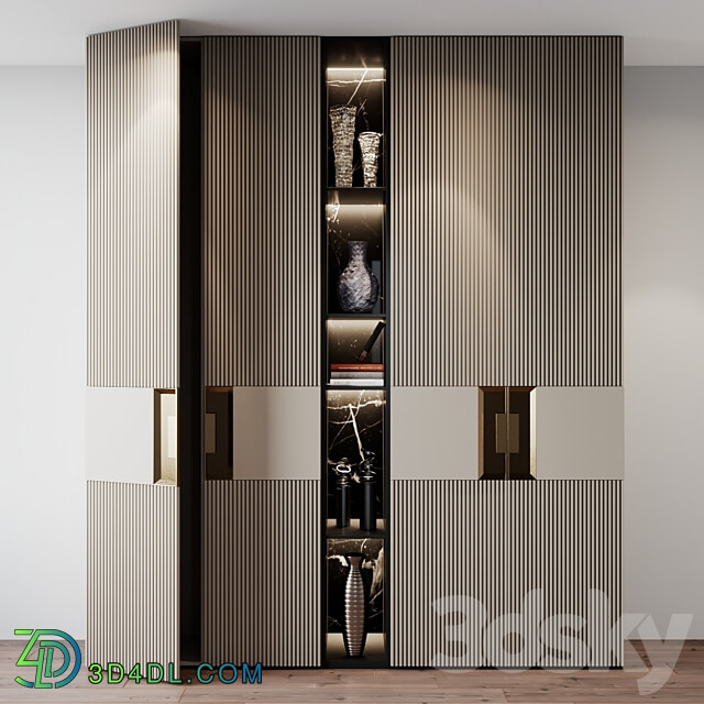 Wardrobe Display cabinets Furniture composition 23