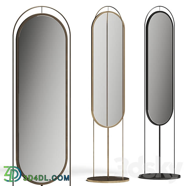 West Elm Tall Oval Floor Mirror