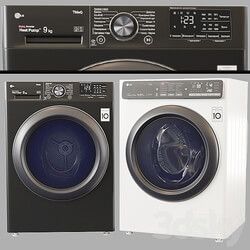 Washing machine and dryer LG LG DC90V9V9W LG F4T9RC9P 