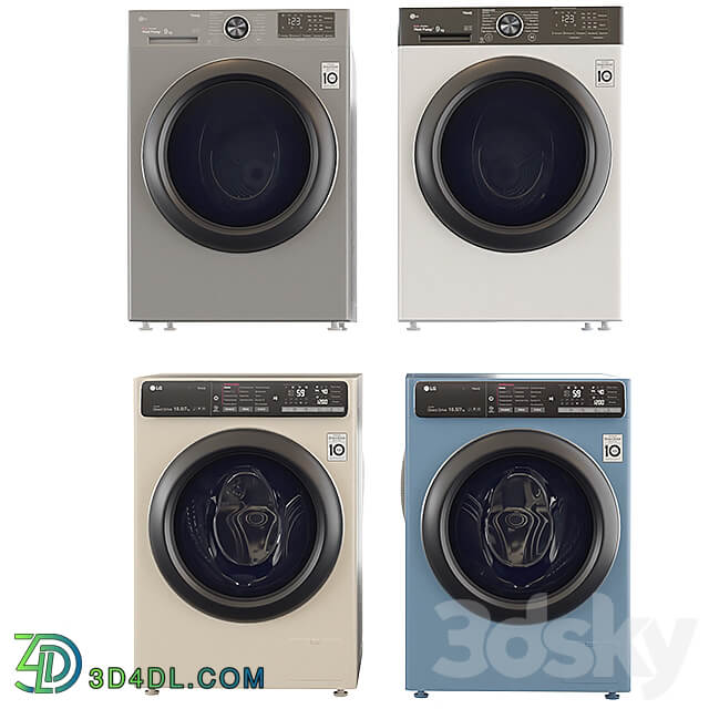 Washing machine and dryer LG LG DC90V9V9W LG F4T9RC9P