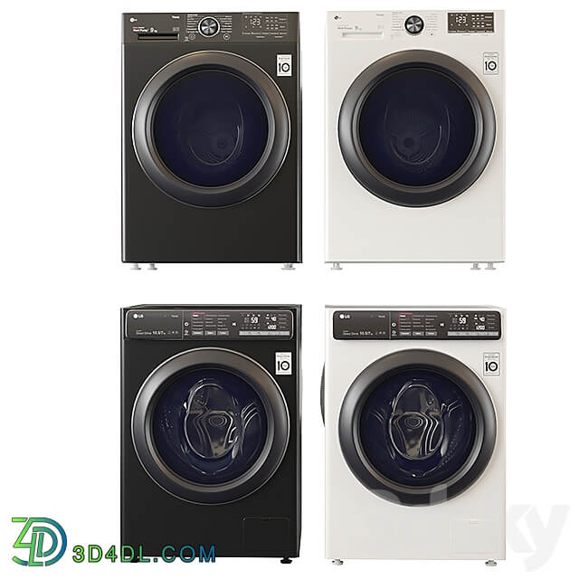 Washing machine and dryer LG LG DC90V9V9W LG F4T9RC9P