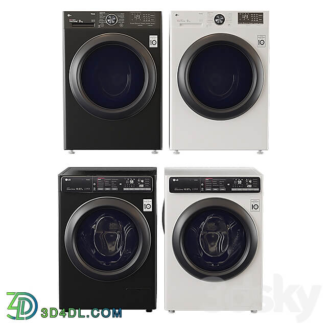 Washing machine and dryer LG LG DC90V9V9W LG F4T9RC9P